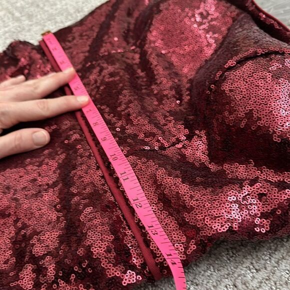 Mac Duggal Ieena | 49292 One Shoulder Sequin Gown Size 4 NEW - Picture 13 of 13